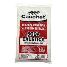 SODA CAUSTICA CAUCHET X 1 KG