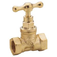 LLAVE DE PASO BRONCE 1"