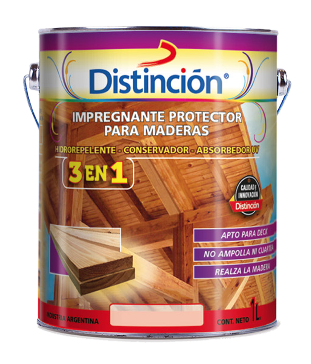 IMPREGNANTE P/ MADERA SATINADO (DISTINCION) 1 LTS