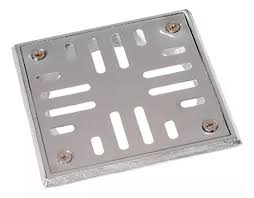 REJILLA 10 X 10 ACERO INOXIDABLE C/ BASE
