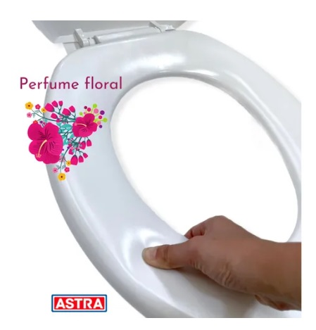 ASIENTO P/INODORO ASTRA BLANCO ACOLCHADO PERFUME