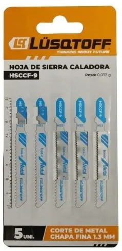 HOJA CALADORA LUSQTOFF METAL X UN.
